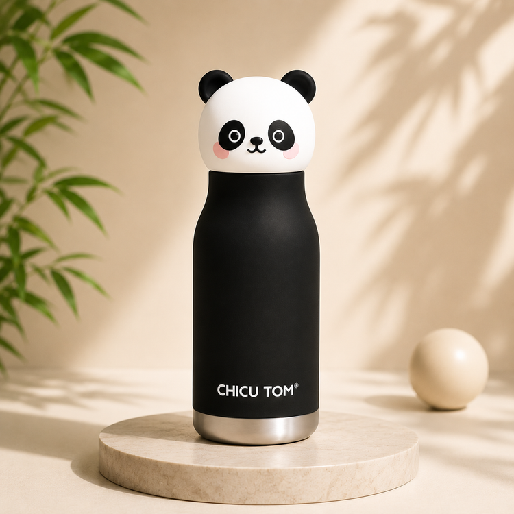 Chicu Tom Cute Animal Stainless Steel Bottle