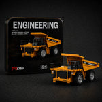 RC Alloy Construction Vehicle Set – Excavator & Dump Truck (1:64 Scale)